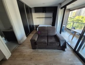 Apartamento para Locação no Campo Belo com 39 m², 1 Dormitório, Varanda, Mobiliado e 1 Vaga PP1715008.jpg
