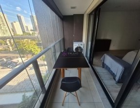 Apartamento para Locação no Campo Belo com 39 m², 1 Dormitório, Varanda, Mobiliado e 1 Vaga PP1715009.jpg